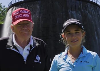 Trump’s granddaughter Kai shares one-on-one personal golf course interview with grandpa