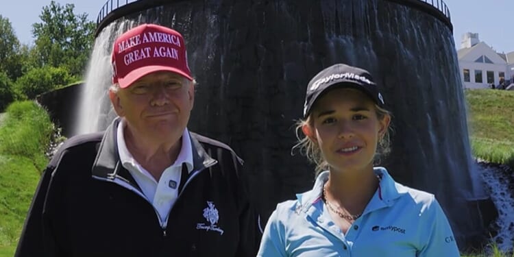 Trump’s granddaughter Kai shares one-on-one personal golf course interview with grandpa