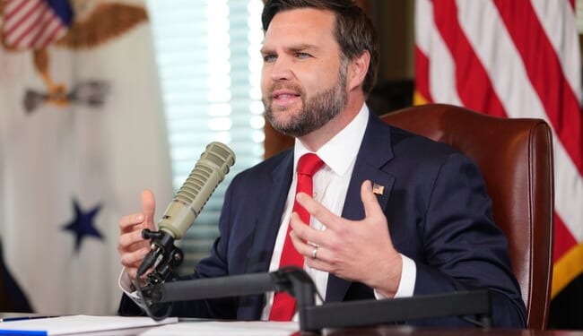 Vice President JD Vance Does a Fake-Out With Young Republicans and Jay Jones – Twitchy