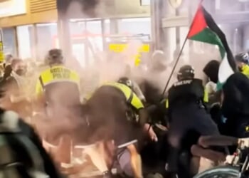 Violent Pro-Palestinian Oct. 7 protest Leaves Four Boston Officers Hospitalized