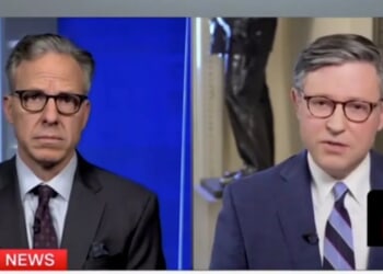 Watch As Mike Johnson Schools Jake Tapper About Shutdown And Russ Vought