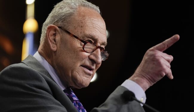 What the Chuck? Schumer Says It Should 'Frighten Every American' That the Press Is Shielding Trump – Twitchy