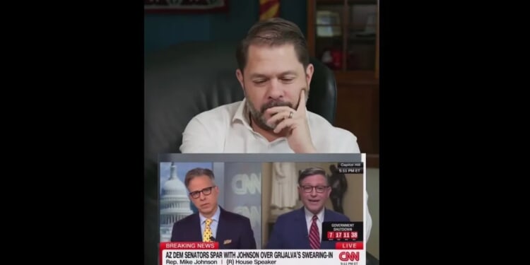‘He Should Be Happy I Had My Arms Folded’: Gallego Says He Had To Restrain Himself When Talking To Speaker Johnson