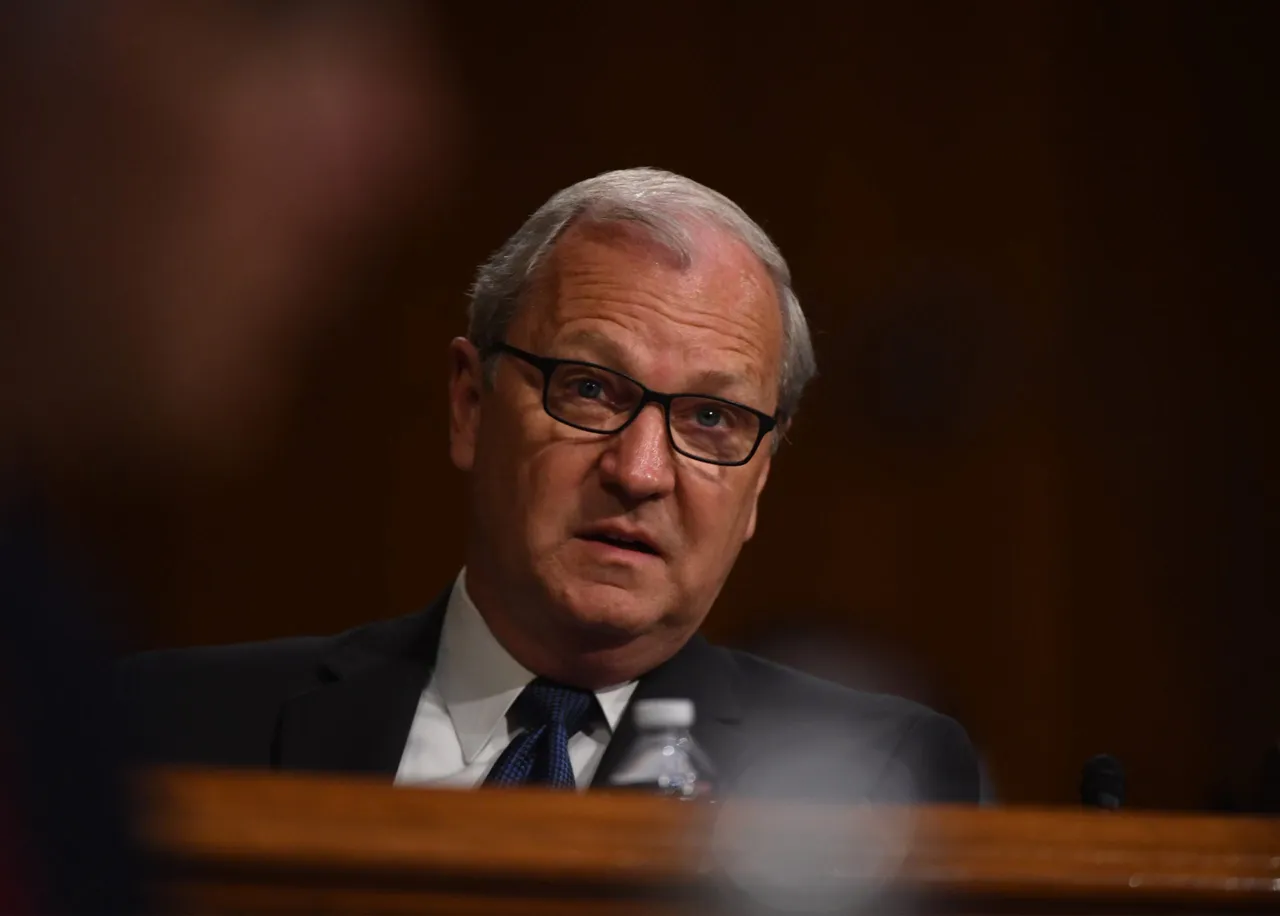 WASHINGTON, DC - MAY 20: Sen Kevin Cramer (R-ND) speaks at a hearing titled Oversight of the Environmental Protection Agency in the Dirksen Senate Office Building on May 20, 2020 in Washington, DC. EPA Administrator Andrew Wheeler will face questions as his agency faces legal challenges and criticism for easing enforcement during the COVID-19 pandemic and rolling back vehicle emissions rules. (Photo by Kevin Dietsch/Pool via Getty Images)