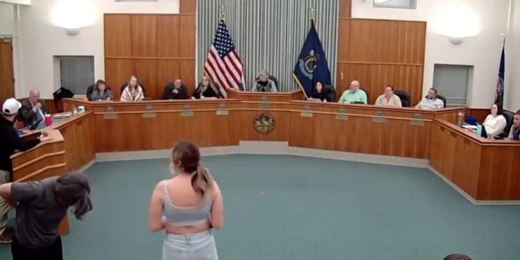 ‘You uncomfortable?’ Moms undress in front of school board that supports trans kids in locker rooms