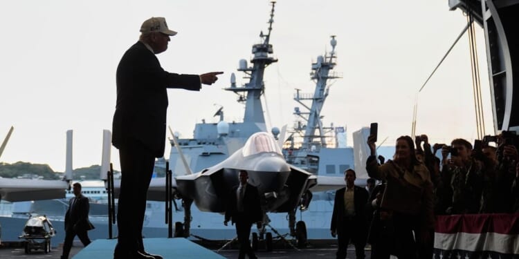 President Trump puts his own stamp on Ronald Reagan's 'peace through strength' mantle