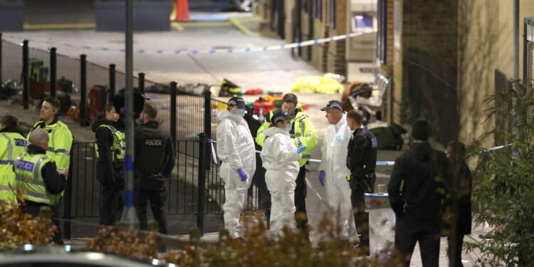 Police arrest 2 men, rule out terrorism in U.K. train stabbings that left 11 hurt