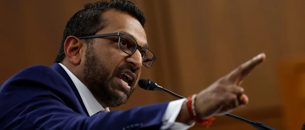 WASHINGTON, DC - SEPTEMBER 16: Federal Bureau of Investigation Director Kash Patel calls Sen. Adam Schiff (D-CA) a "fraud" while testifying before the Senate Judiciary Committee in the Hart Senate Office Building on Capitol Hill on September 16, 2025 in Washington, DC. "You are the biggest fraud to ever sit in the U.S. Senate," Patel told Schiff. "You are a disgrace to this institution and an utter coward." Patel was questioned by senators about last week's assassination of Turning Point USA founder Charlie Kirk and Patel's social media posts related to the FBI's investigation of the shooting, among other topics. (Photo by Chip Somodevilla/Getty Images)