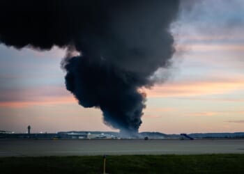 Massive fireball erupts as UPS airplane crashes at Kentucky airport, leaving 7 dead
