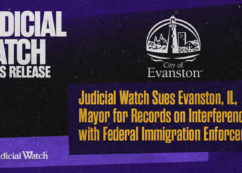 Judicial Watch Sues Evanston, IL, Mayor for Records on Interference with Federal Immigration Enforcement