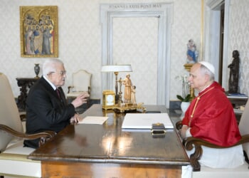 Pope Leo XIV discusses 2-state solution with Palestine’s President Mahmoud Abbas