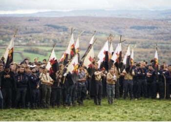 Thousands of European scouts make pilgrimage to France