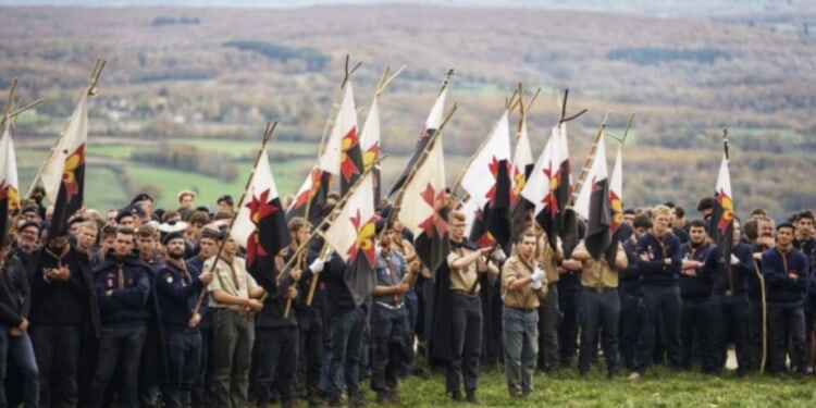 Thousands of European scouts make pilgrimage to France