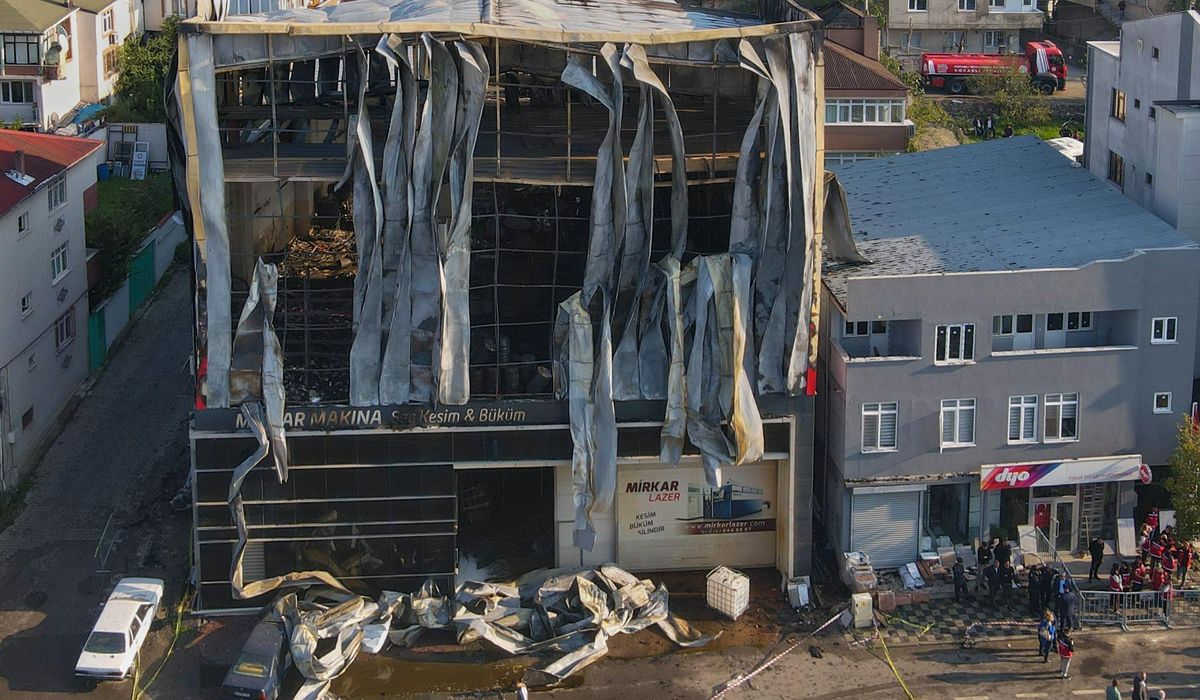 A fire at a perfume depot in Turkey kills 6 people