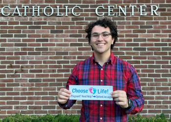 Meet the college student sharing bumper stickers to save unborn lives