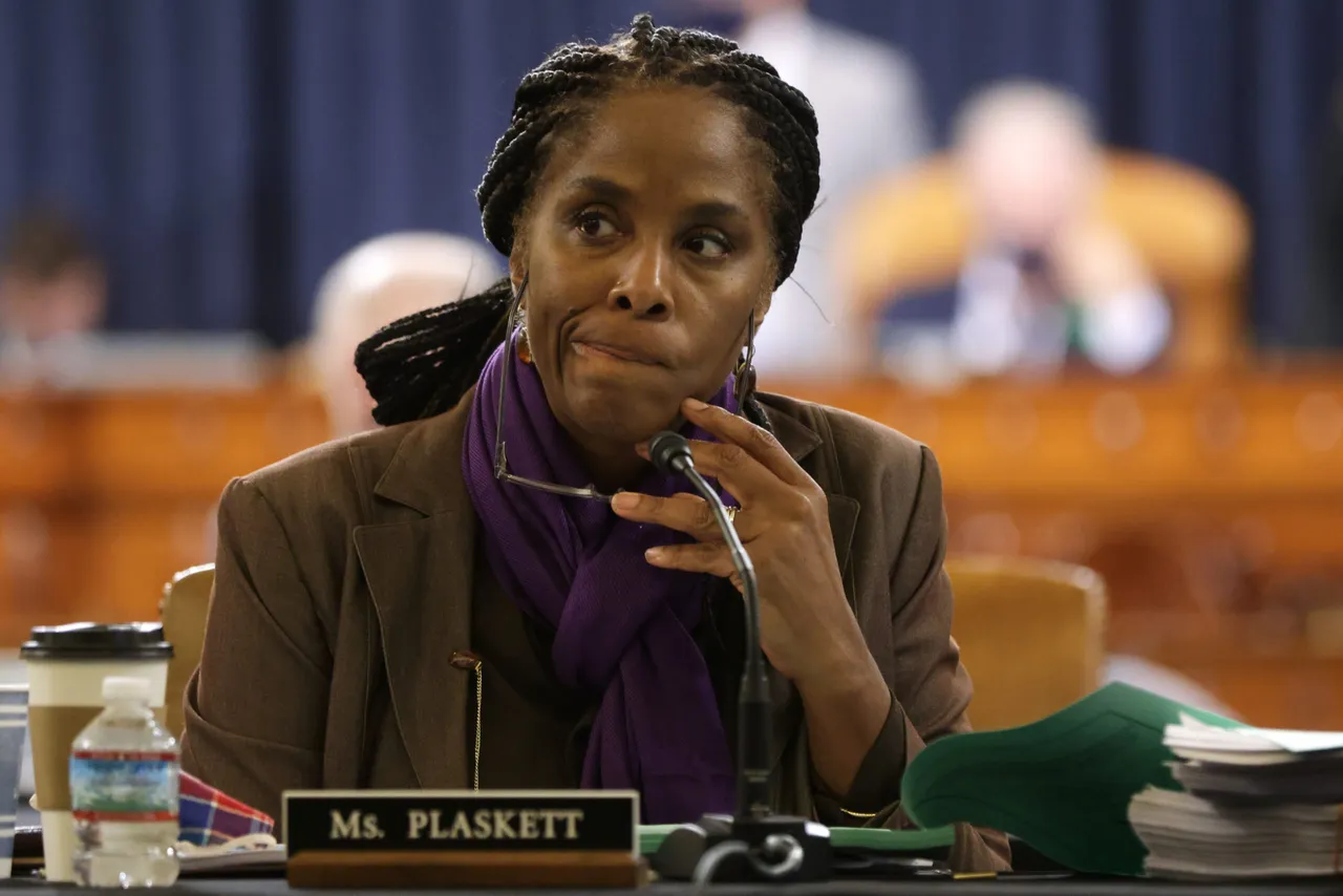 WASHINGTON, DC - SEPTEMBER 14: U.S. Rep. Stacey Plaskett (D-VI) listens during a markup hearing at Longworth House Office Building September 14, 2021 on Capitol Hill in Washington, DC. House Ways And Means Committee continued its markup on a third day for the Democrats' $3.5 trillion spending package. (Photo by Alex Wong/Getty Images)