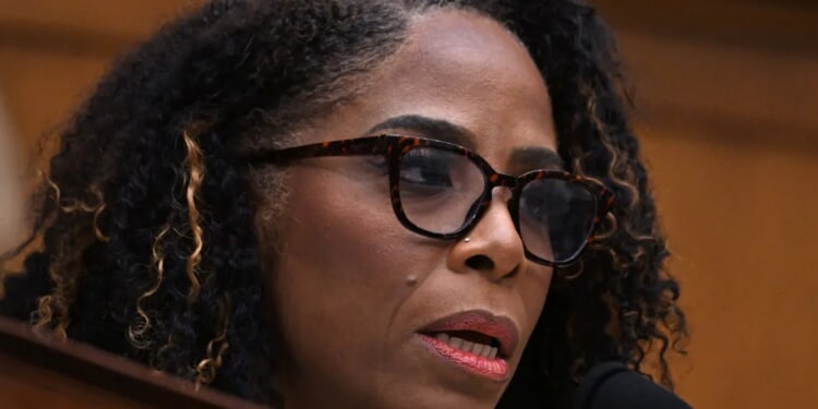 ‘Quick I’m Up Next’: Dem Del. Plaskett Caught Texting Epstein To Help Steer Questioning During Congressional Hearing