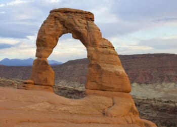 Graffiti found on rocks in Utah's Arches National Park