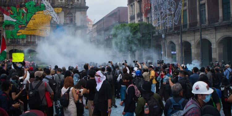 Over 100 Police Injured as Protesters Attack National Palace [WATCH]