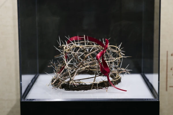 A crown of thorns from the “Shroud of Turin: An Immersive Experience,” a $5 million, 10,000-square-foot museum on the chancery campus of the Diocese of Orange in Southern California. The museum opened to visitors on Nov. 19, 2025. Credit: Diocese of Orange