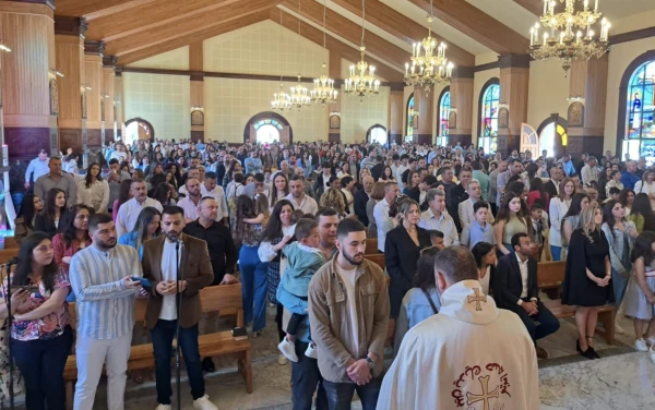 St. George's Parish in Rmeich, on the border with Israel. Credit: Photo courtesy of Father Tony Elias