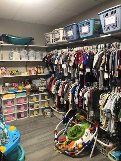 First Choice Women’s Resource Centers provide baby clothes and diapers to mothers in need. Credit: Photo courtesy of Alliance Defending Freedom