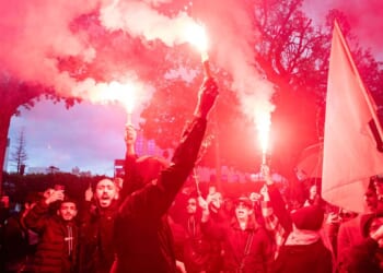 Hundreds protest in Tunisia over president's escalating crackdown on freedoms