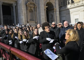 Liturgical singing requires 'a deep spiritual life,' Pope Leo XIV says
