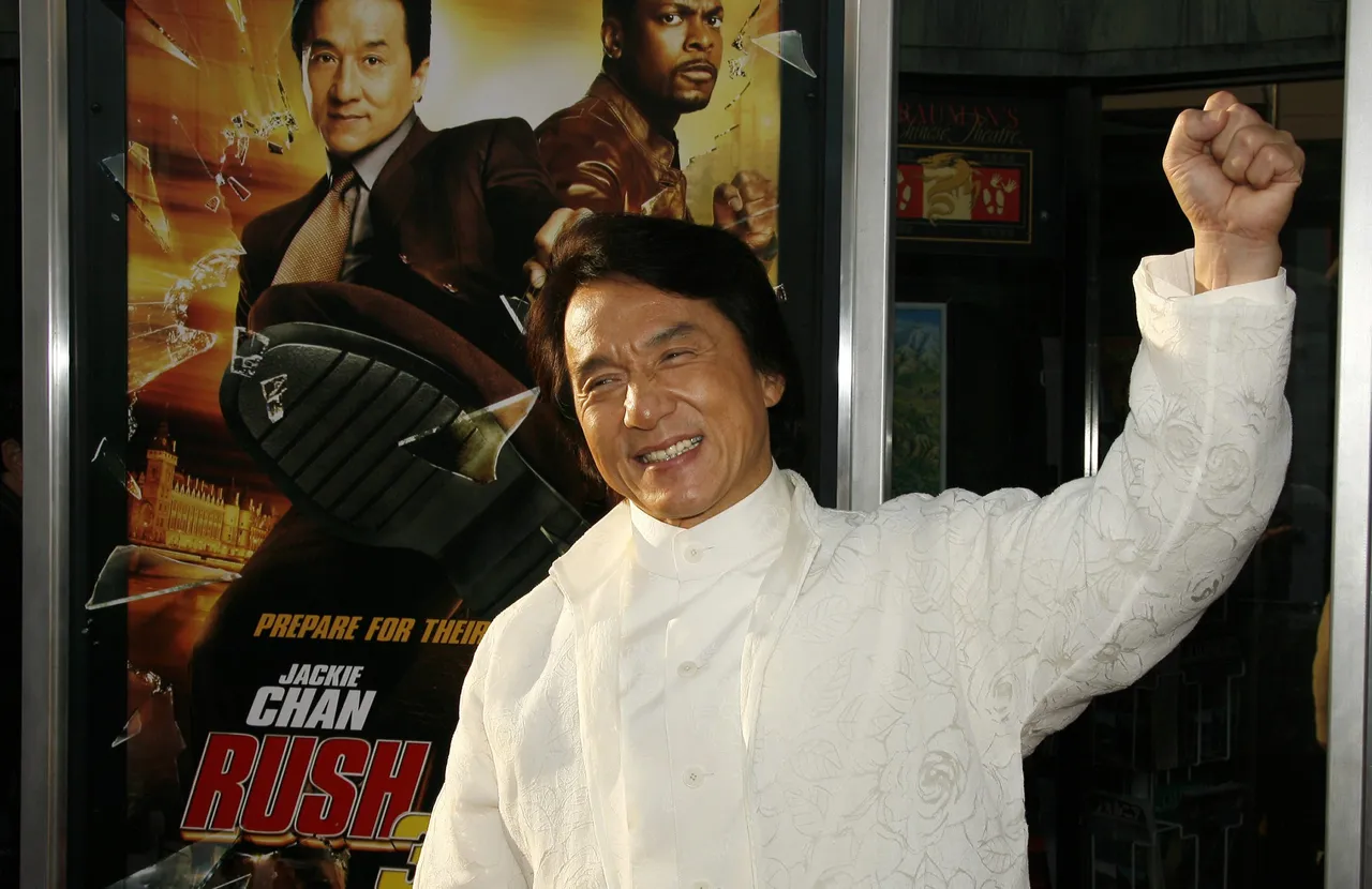HOLLYWOOD, CA - JULY 30: Actor Jackie Chan attends the premiere of the New Line Cinema film "Rush Hour 3"at Grauman's Chinese Theatre on July 30, 2007 in Hollywood, California. (Photo by Vince Bucci/Getty Images)