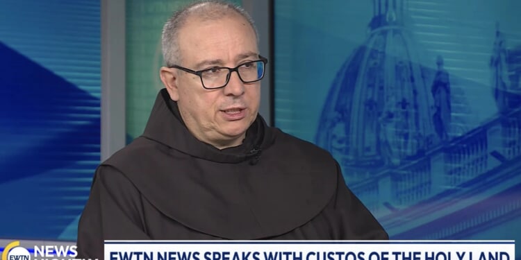 Giving people hope is greatest challenge, custos of Holy Land says in U.S. visit