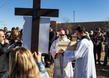 Bishops lead Stations of the Cross at Colorado ICE center, urges dignity for migrants