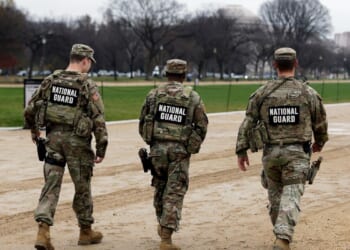 Trump sent National Guard troops to Washington in August. Some are armed. Some have cleaned parks