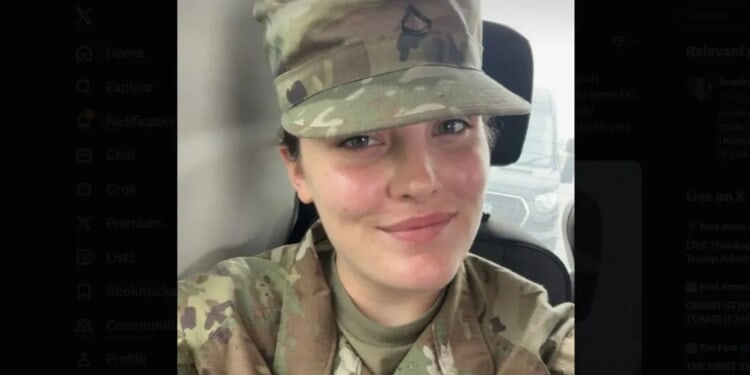 Trump Announces Female National Guardsmen Shot In DC Has Died