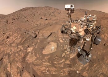 Researchers capture the crackling sounds of what they believe is lightning on Mars