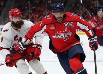 Brawl Between Capitals-Hurricanes Gets So Wild That We Had Bloodshed, Rabid Mascot Trying To Get Involved