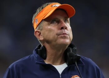 Broncos’ Sean Payton Gets Steamrolled By Ref And Gets Penalized For His Trouble