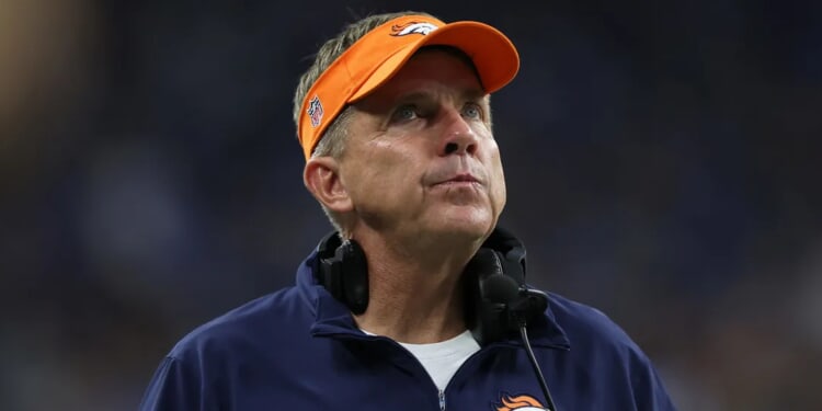 Broncos’ Sean Payton Gets Steamrolled By Ref And Gets Penalized For His Trouble