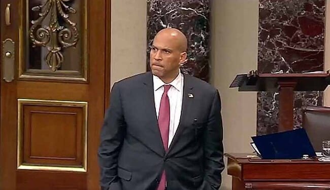 Cory Booker Gets Introduced to Cory Booker After Blaming Trump for the Needlessly Cruel Shutdown – Twitchy