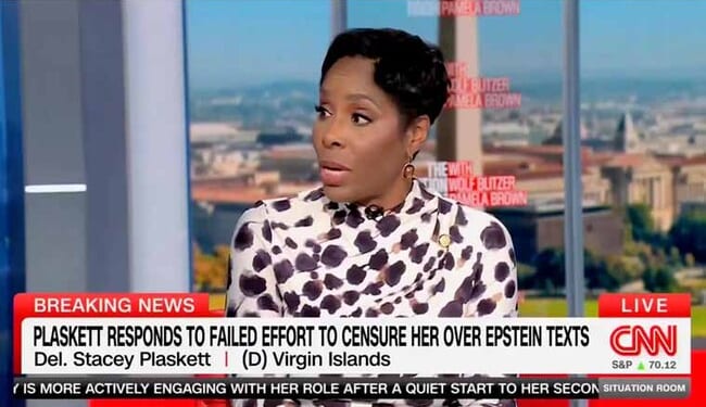 Del. Stacey Plaskett Tells CNN ‘There Are a Lot of People Who Have Done a Lot of Crimes’ – Twitchy