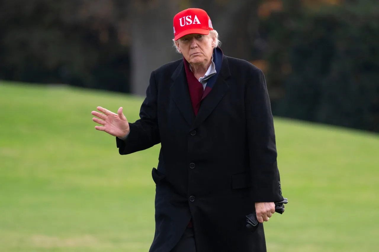 U.S. President Donald Trump arrives on the South Lawn of the White House on November 22, 2025 in Washington, DC. Trump visited Joint Base Andrews in Prince Georges County Maryland to tour the golf course located on the base. (Photo by John McDonnell/Getty Images)