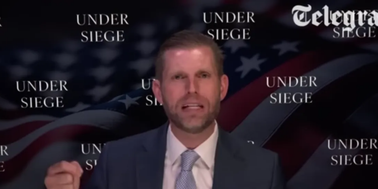 Eric Trump Erupts On Podcaster For Suggesting Siege Against His Family Was Just Normal Politics
