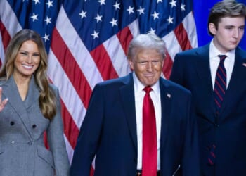 Barron Trump Makes Rare Public Appearance at Mar-a-Lago Thanksgiving Festivities [WATCH]