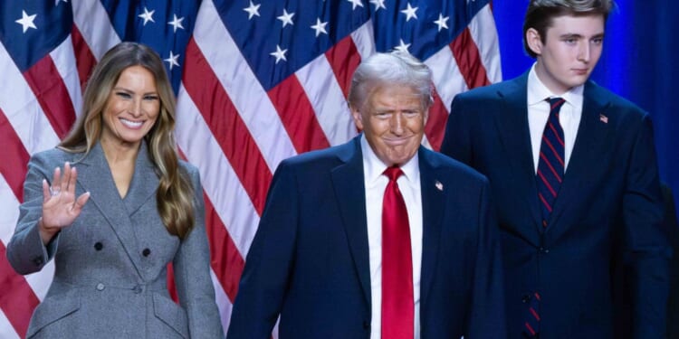 Barron Trump Makes Rare Public Appearance at Mar-a-Lago Thanksgiving Festivities [WATCH]