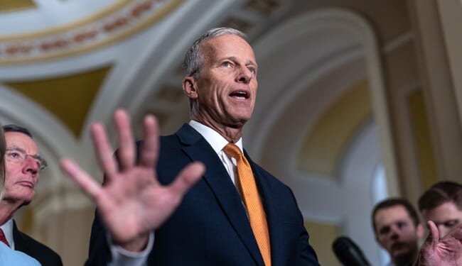 Get Back Here! John Thune Announces Working Weekend for Senate Democrats and Republicans – Twitchy