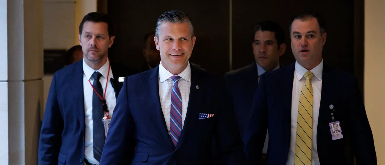 U.S. Secretary of War Pete Hegseth arrives on Capitol Hill for a secure briefing with lawmakers and U.S. Secretary of State Marco Rubio on November 5, 2025 on Capitol Hill in Washington, DC. The Trump administration continues to carry out military strikes against boats in international waters, and President Trump has recently suggested that military action against Venezuela and Nigeria is a possibility. (Photo by Tom Brenner/Getty Images)