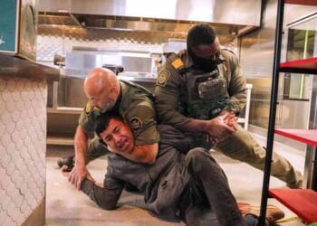 ICE Barbarian Puts Restaurant Worker in Headlock (Wait, Is That a Knife?) – Twitchy