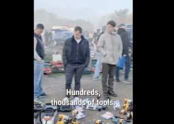 Jenrick confronts the sellers of 'stolen' power tools