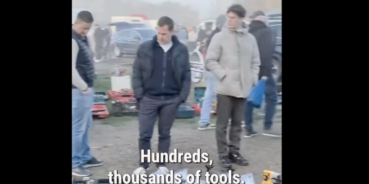 Jenrick confronts the sellers of 'stolen' power tools