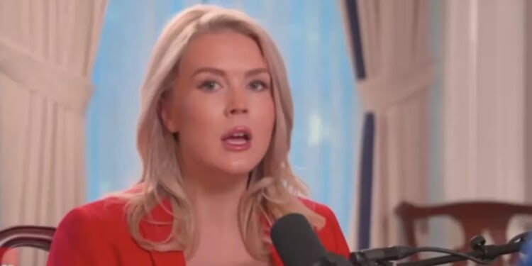 Karoline Leavitt Says Reporters Caught Spying On White House Staff