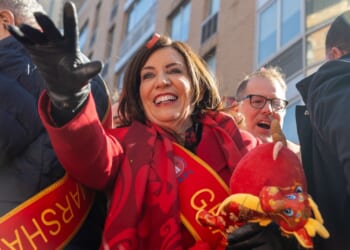 Kathy Hochul Nearly 'Booed Off Stage,' Turns It Into Her Own 'Let's Go Brandon' Moment [WATCH]